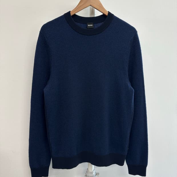 휴고보스 하운드투스 울 니트