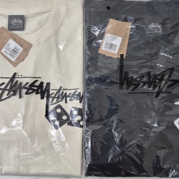 (새상품) 스투시 다이스 반팔티