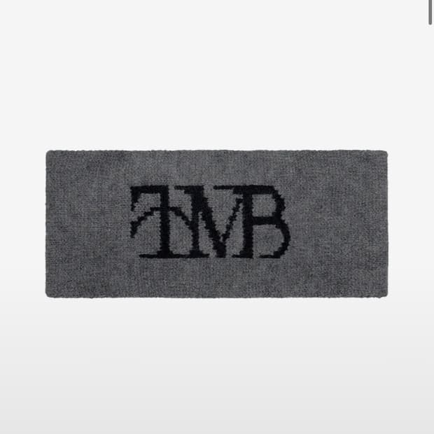 TMB Knit Hairband [ Charcoal ]