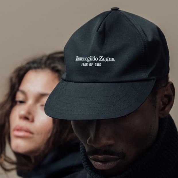[OS] 피어 오브 갓 × 에르메네질도 제냐 코튼 베이스볼 캡 블랙