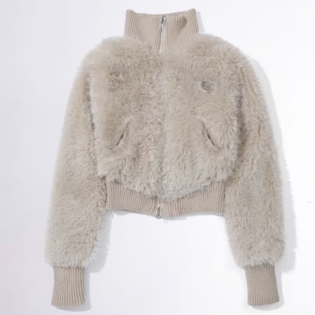 스컬프터 Faux fur  zipup jacket 퍼집업