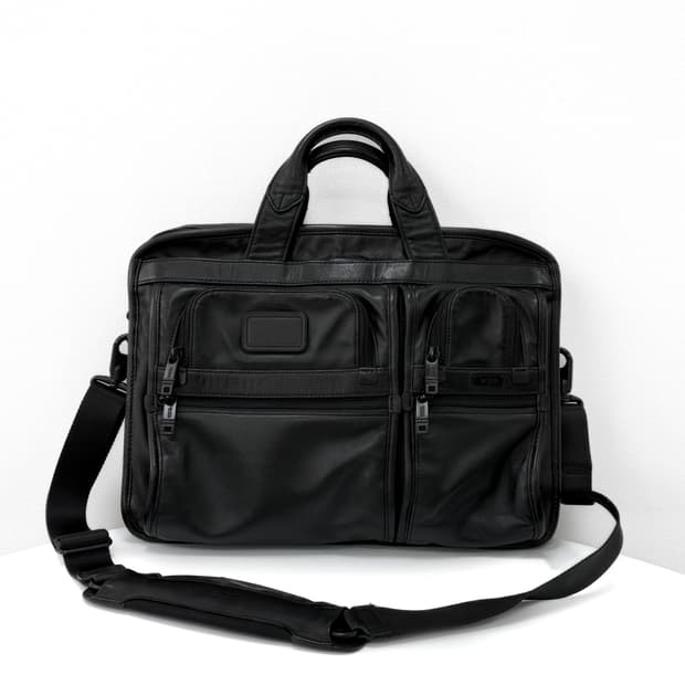 투미 알파2 오거나이저 레더 브리프케이스