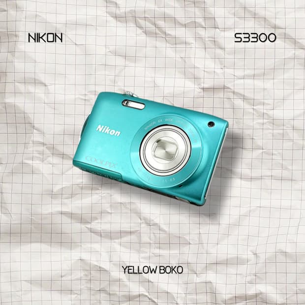 [에스파Pick] NIKON 니콘 쿨픽스 S3300 레트로 디지털 카메라
