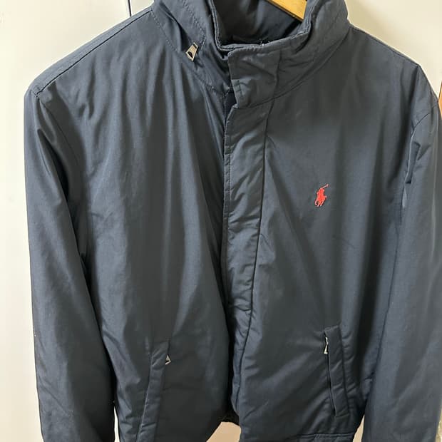 폴로 네이비 패딩 자켓