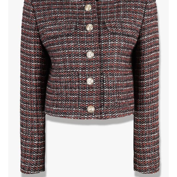 마이아이코 트위드자켓 (Twinkle Check Classic Tweed