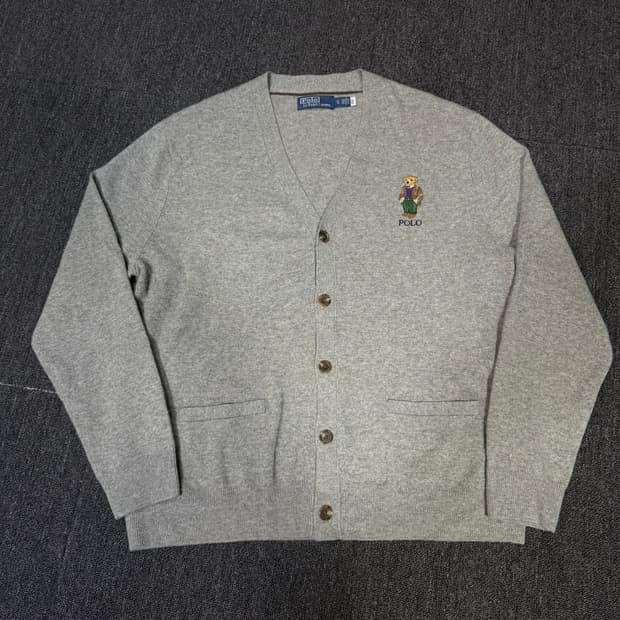 폴로 랄프로렌 베어 울 가디건 