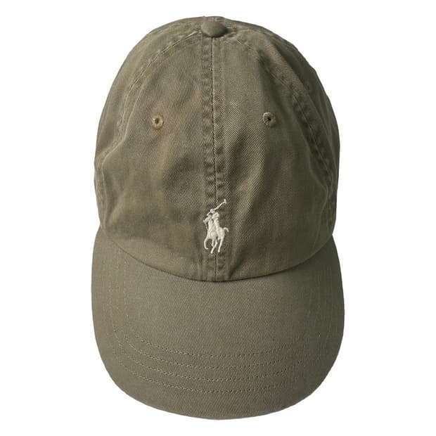 POLO RALPH LAUREN olive khaki ball cap