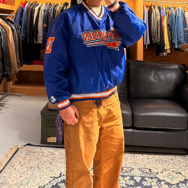 스타터 NFL 90s 덴버 브롱코스 웜업 자켓 XL 올드스쿨