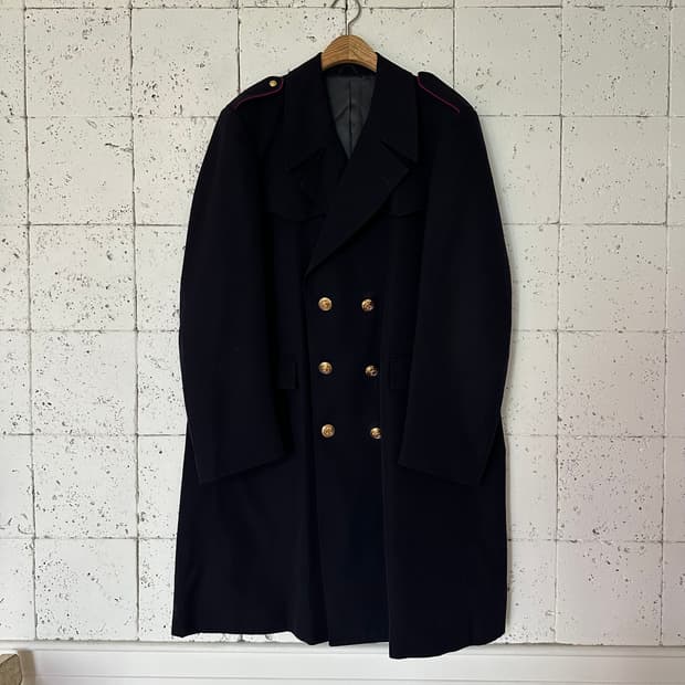 52 이탈리아군 네이비 트렌치코트