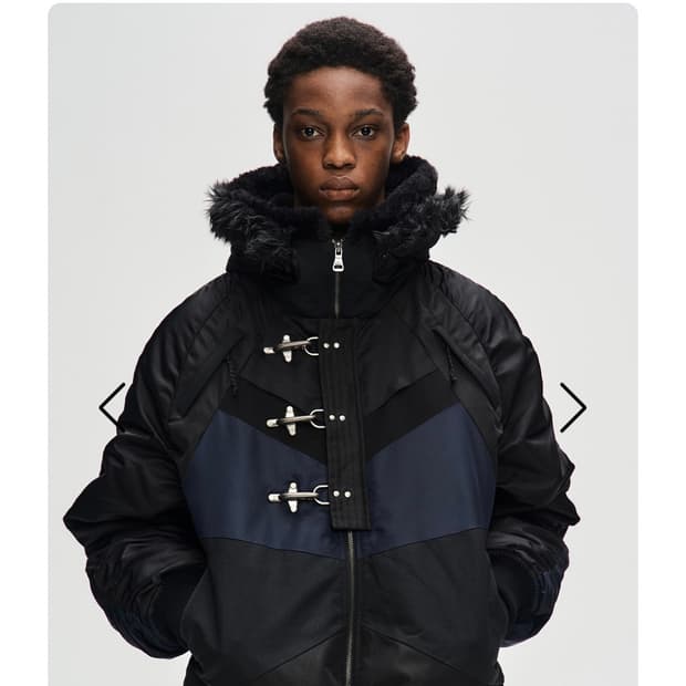 앤더슨벨 노르웨지안 N2B 점퍼 블랙