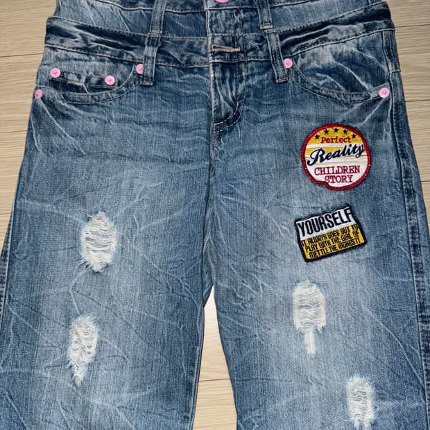 “COLZA” Gyaru st denim pants