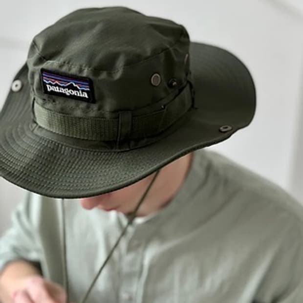 파타고니아 로고 버킷햇