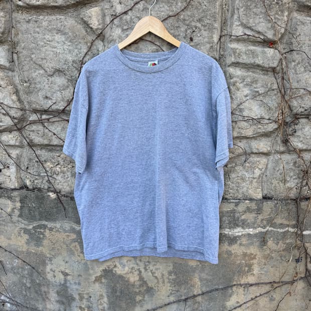 00s fruit of the loom 빈티지 프린팅 반팔 티셔츠 xl