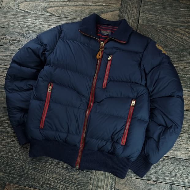 [폴로 랄프로렌] 덕다운 패딩 자켓 네이비 M18169