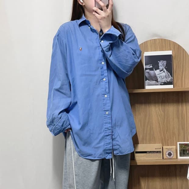 [정품] 폴로 딥소라 / 멀티포니 오버핏 셔츠 [ 16 ]