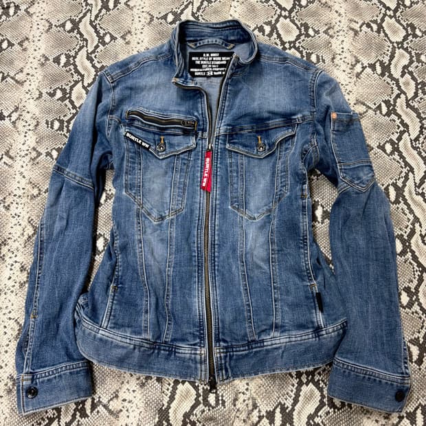“Vintage”Y2K Mood Denim Jacket
