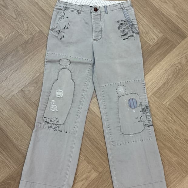 폴로랄프로렌 데미지 프린팅 치노팬츠 - 32사이즈