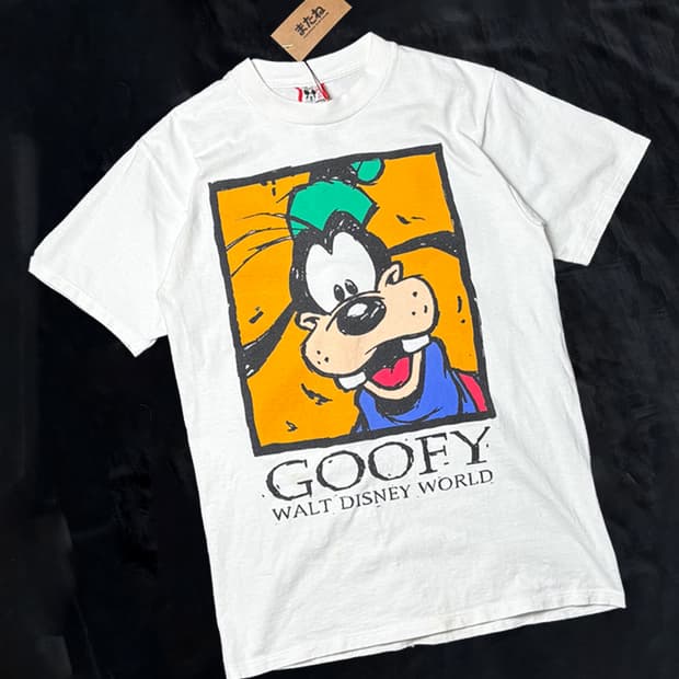 일본빈티지 Disney 구피 티셔츠