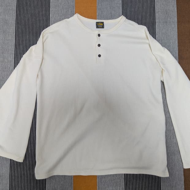VDR비디알 헨리넥 롱슬리브 크림 M