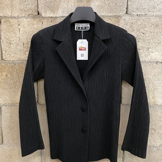 이세이 미야켓 FETE 플리츠 자켓