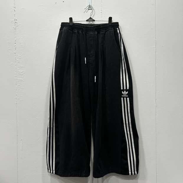 아디다스 와이드 트랙 워싱 밴딩 팬츠 허리사이즈 28~32인치