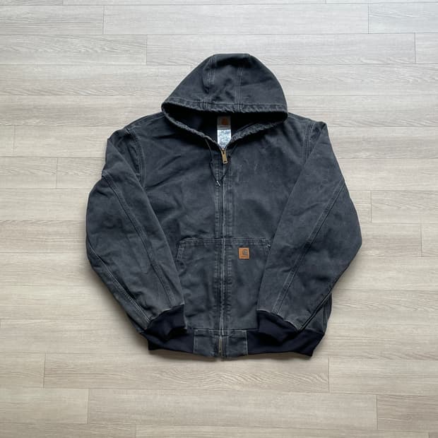 칼하트 j160 blk 블랙 액티브 샌드스톤