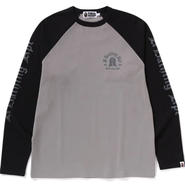 베이프 래글런 롱슬리브 티셔츠