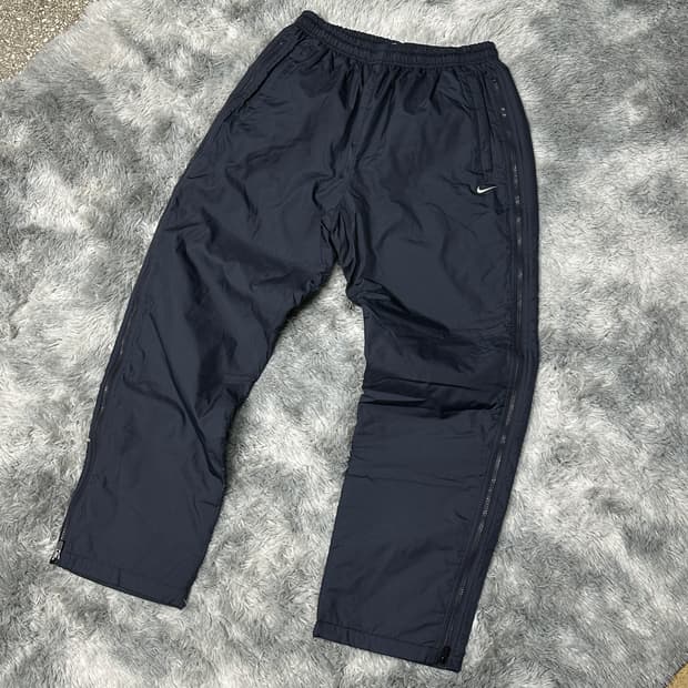 나이키올드스쿨 사이드지퍼 누빔 겨울팬츠 XL