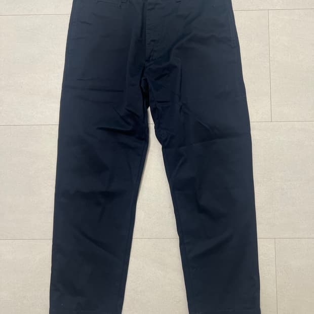 나나미카 스트레이트 치노 팬츠 네이비 34