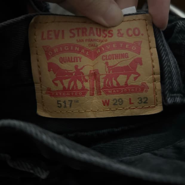 리바이스 517 블랙 w29 L32