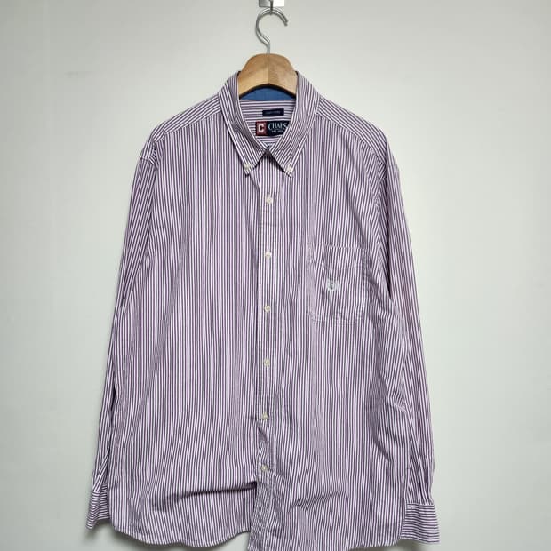 챕스Chaps 스트라이츠 코튼 셔츠 XL - S215