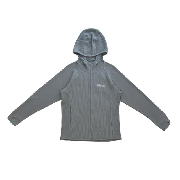 jichoiCOMFORT 24-001 WAFFLE ZIP HOODIE
