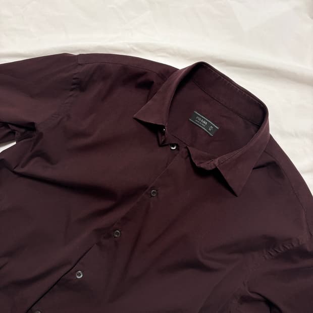 [41] 프라다 코튼 나일론 스트레치 셔츠