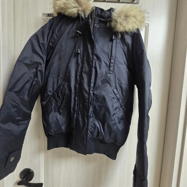 켈빈클라인 라쿤털 패딩 봄버점퍼 S