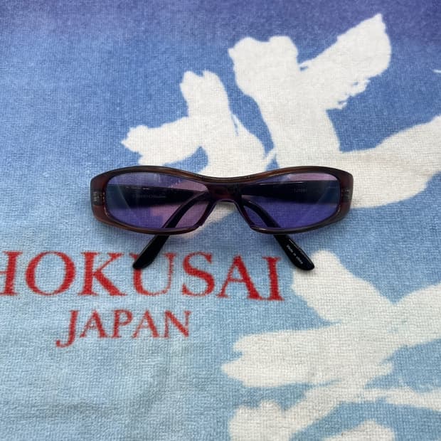 Vintage Y2K Purple Lens Sunglasses