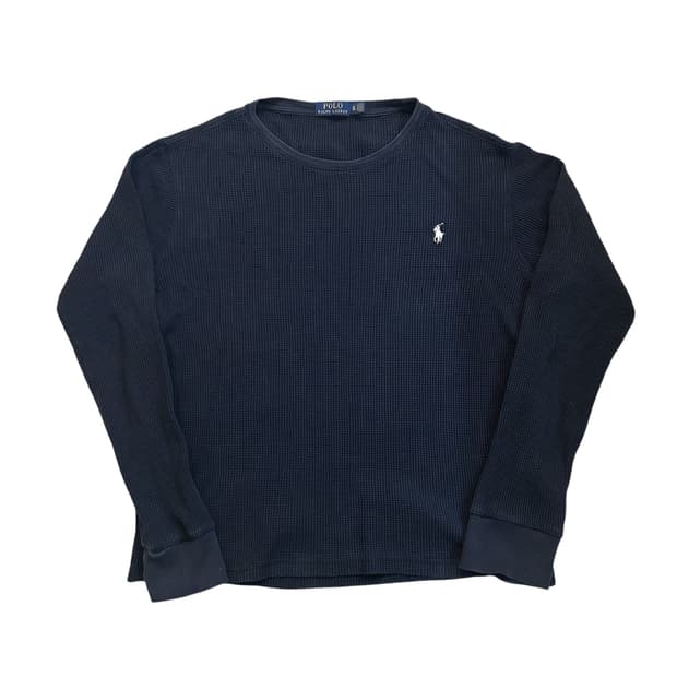 폴로 Polo 와플 써멀 롱슬리브 티셔츠