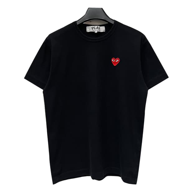 꼼데가르송 레드와펜 AZ T108 블랙 반팔티 XL
