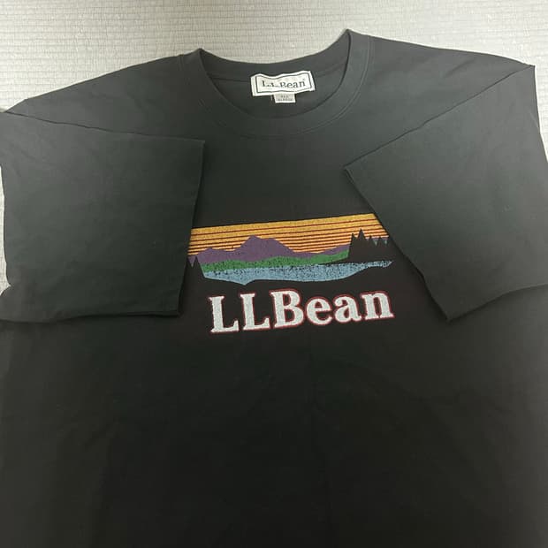 LL bean 엘엘빈 로고 반팔