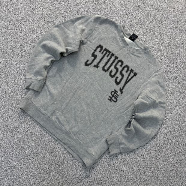 M 빈티지 긴팔티 기모 맨투맨 0428J