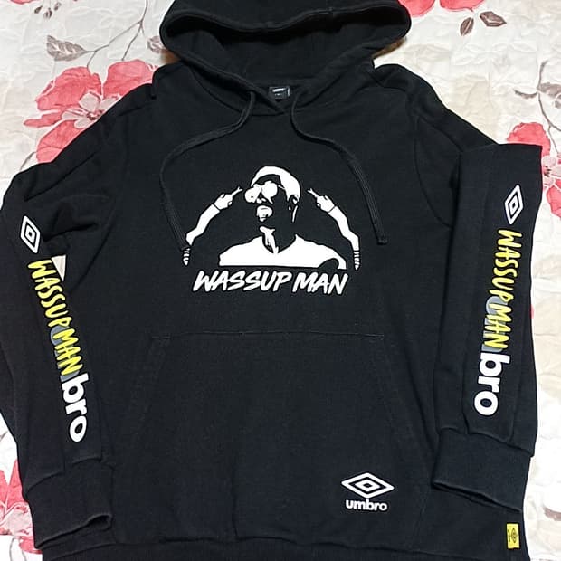 엄브로 와썹맨 후드 실측105 가슴59 기장74