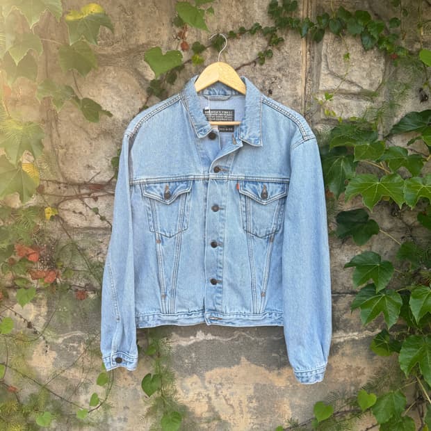 90s levis 리바이스 오렌지탭 3rd 데님 트러커 자켓 레어