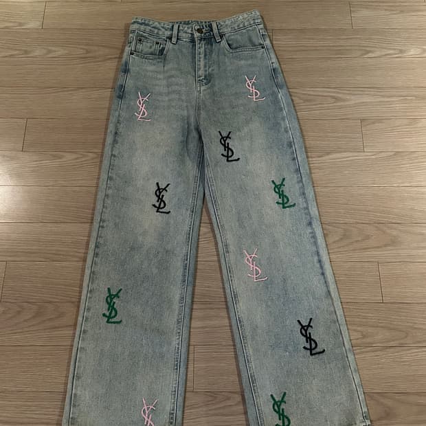 입생로랑 빈티지 데님팬츠
