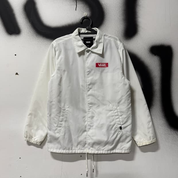 반스 빅 프린팅 나일론 코치 자켓