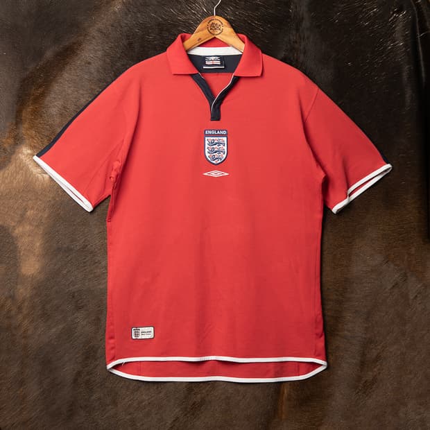 [107] 00s 엄브로 2002-04 잉글랜드 국대 어웨이 카라티 