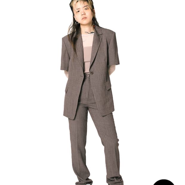 미스치프 스트라이프 셋업