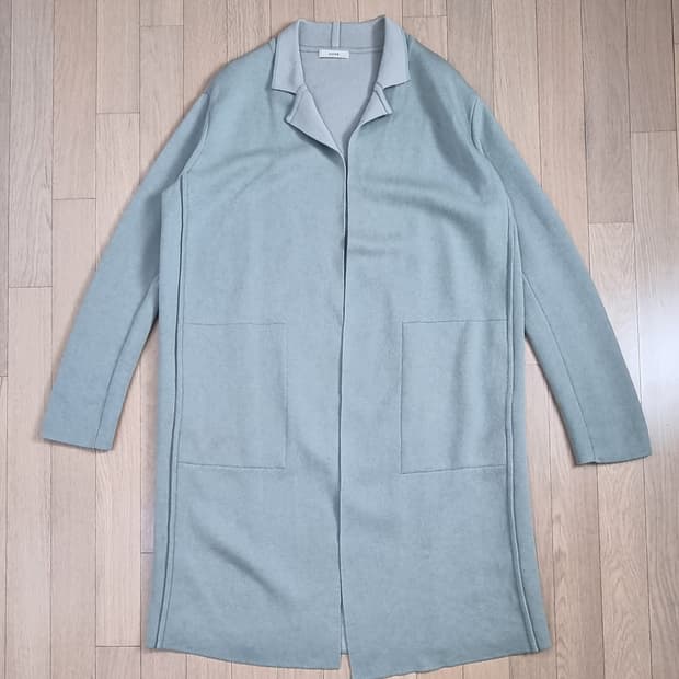 시스템 울 100 버튼리스 롱 가디건 F _ 여성