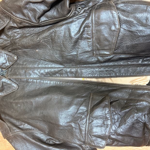 아비랙스 가죽자켓