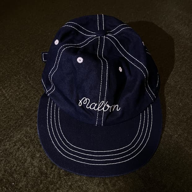 말본 레터링 자수 볼캡