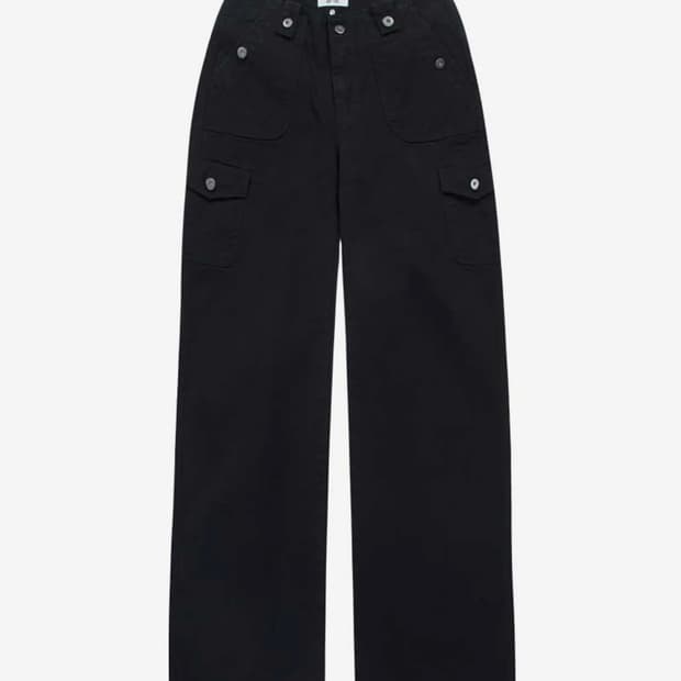 애즈온 JED CARGO PANTS 블랙