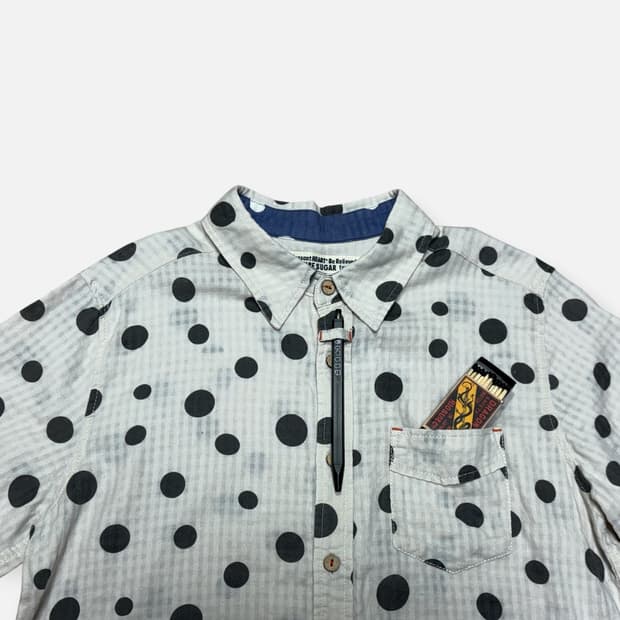 Cube Sugar polka dot shirt